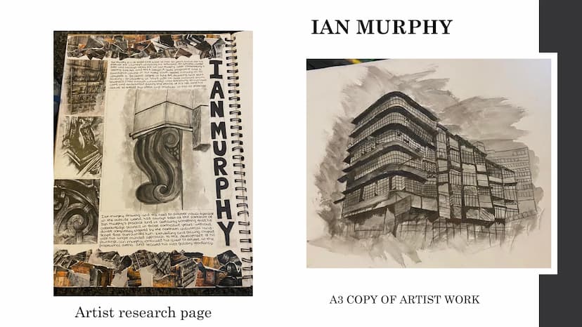 ART COURSEWORK
PRESENTATION
By Samira Choudhury Henry Moore:
Artist
research
This is a
Henry Moore
Artist
research page
and an A3
artist cop