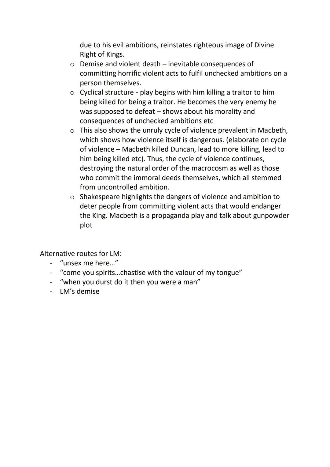 Natural order

Throughout 'Macbeth', Shakespeare foregrounds strong ideas of natural order
and how excessive ambition can cause a person to 