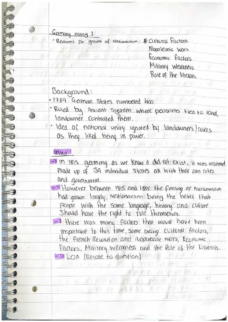 Know Germany essay 1: reasons for growth of nationalism  thumbnail