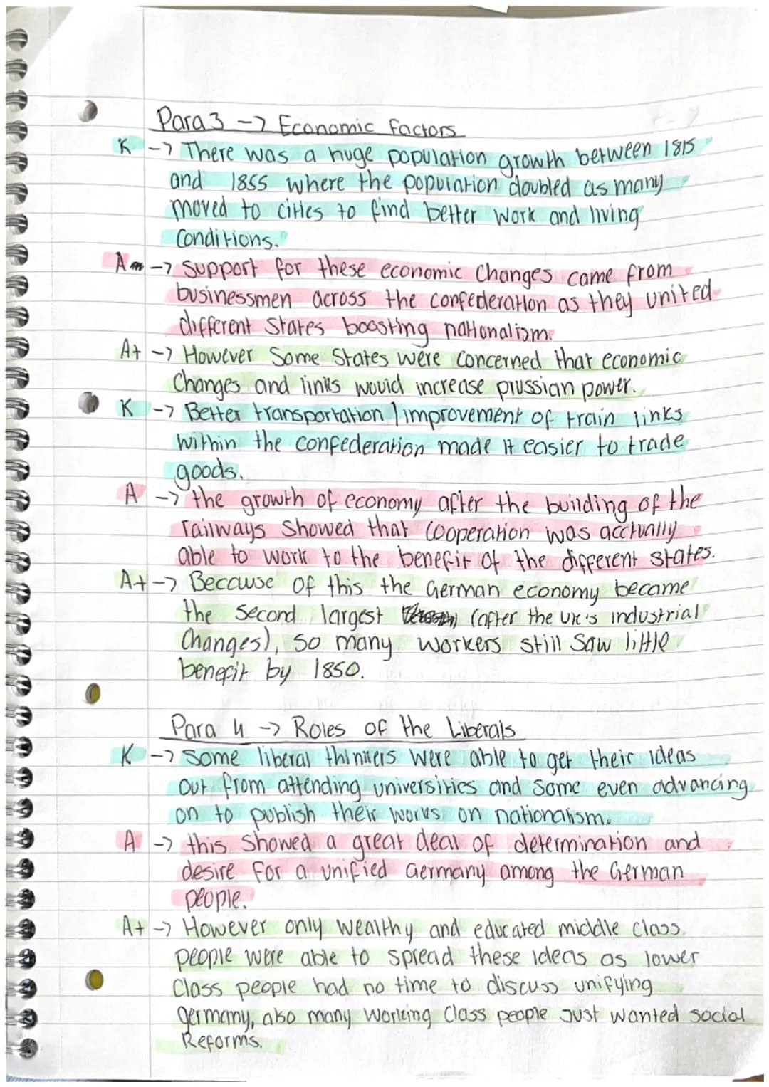 Germany essay 1:
-Reasons for growth of Nationalism:
in
0
Cultural factors
Napoleonic Wars
Economic factors
Military Weakness
Role of the li