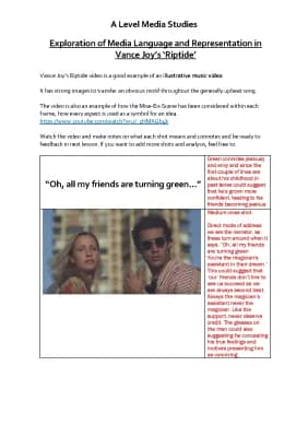 Know EDUQAS Media Studies Riptide Still Shots analysis thumbnail