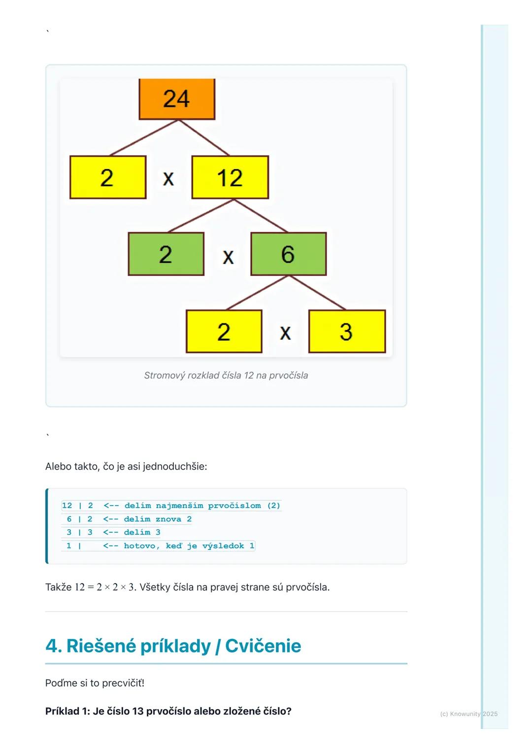 # Prvočísla a zložené čísla

## 1. Úvod do prvočísel a zložených čísel

Ahojte! Dnes si zopakujeme veľmi dôležitú tému z matematiky - prvočí