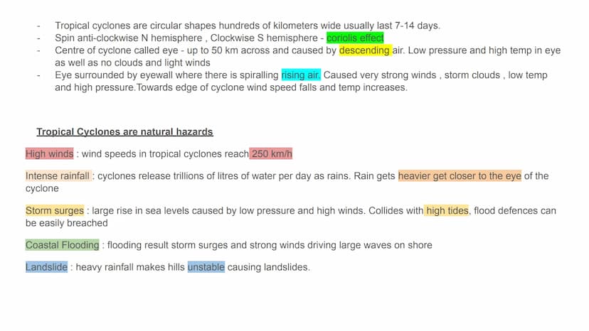 Weather and climate notes Sun heats earth unevenly. Difference in temp causes difference in pressure
Wind blows area of High pressure to Are