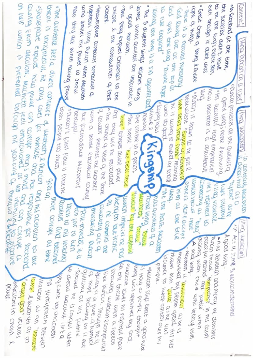 Lit chance may have me ving. Without my self
•Shawspeare emphasizes that every decision
Macbeth makes is his own.
Thesis Statement
Sinauespe