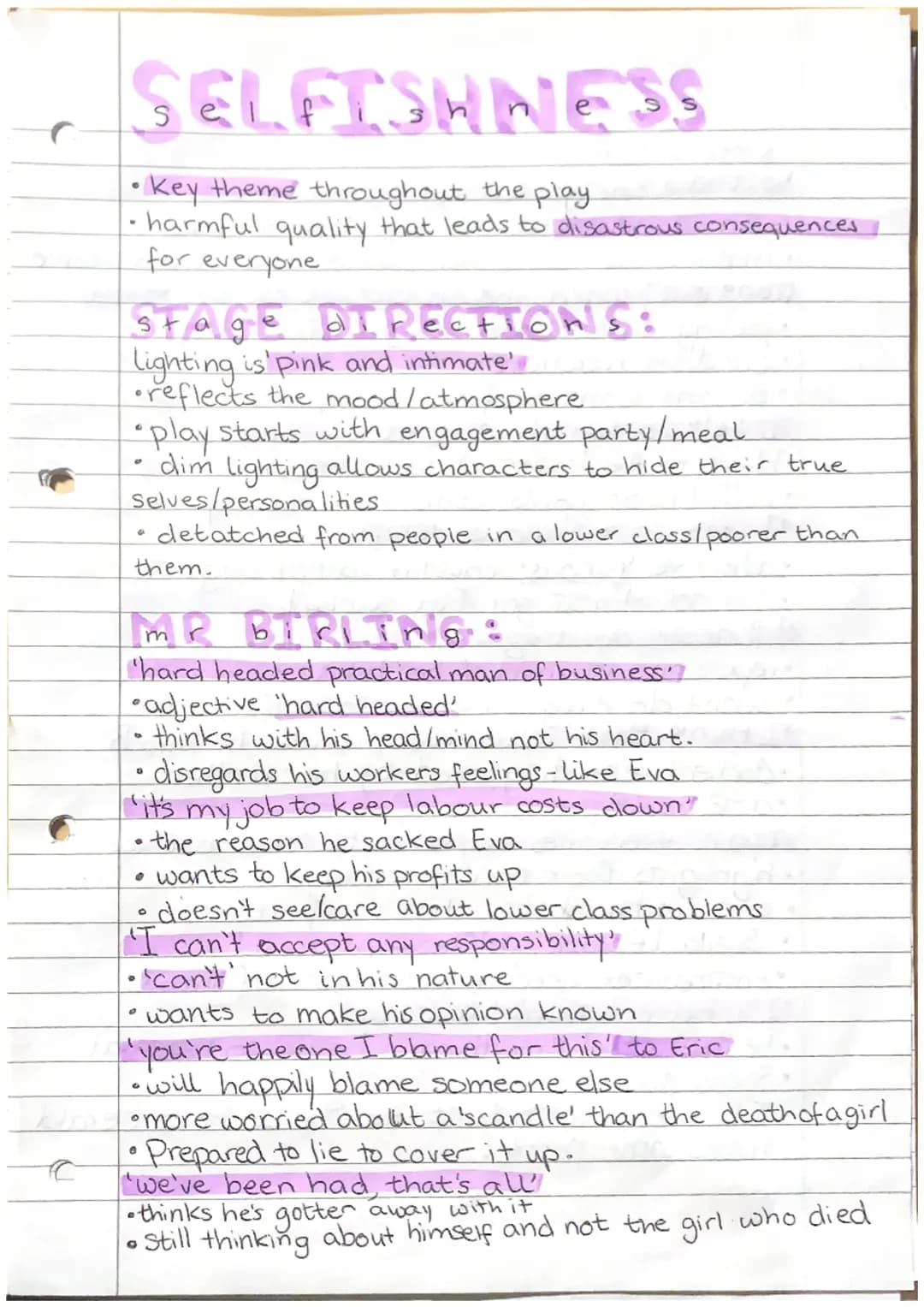 Mr Birling's Mistakes and Sheila's Growth: A Play Analysis