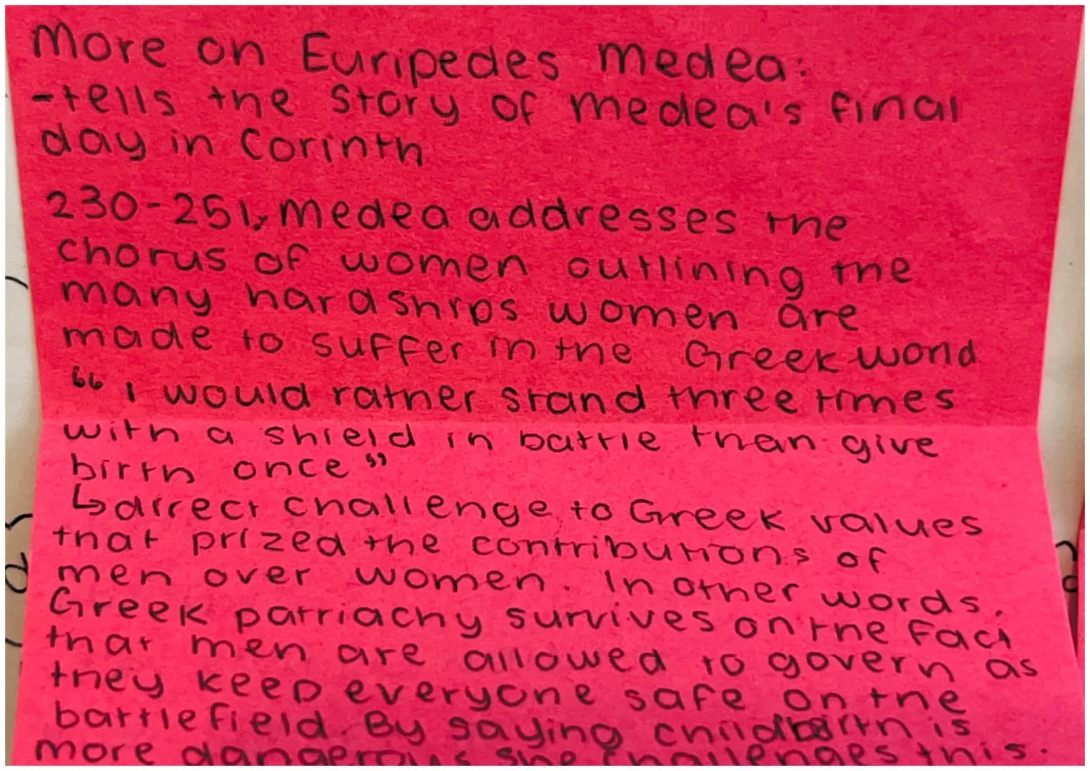 Beliefs and ideas underpinning Greek and Roman reliation I
of medea:
story
-Jason goes to colchis to retreive the Golden Fleece his holl-unc