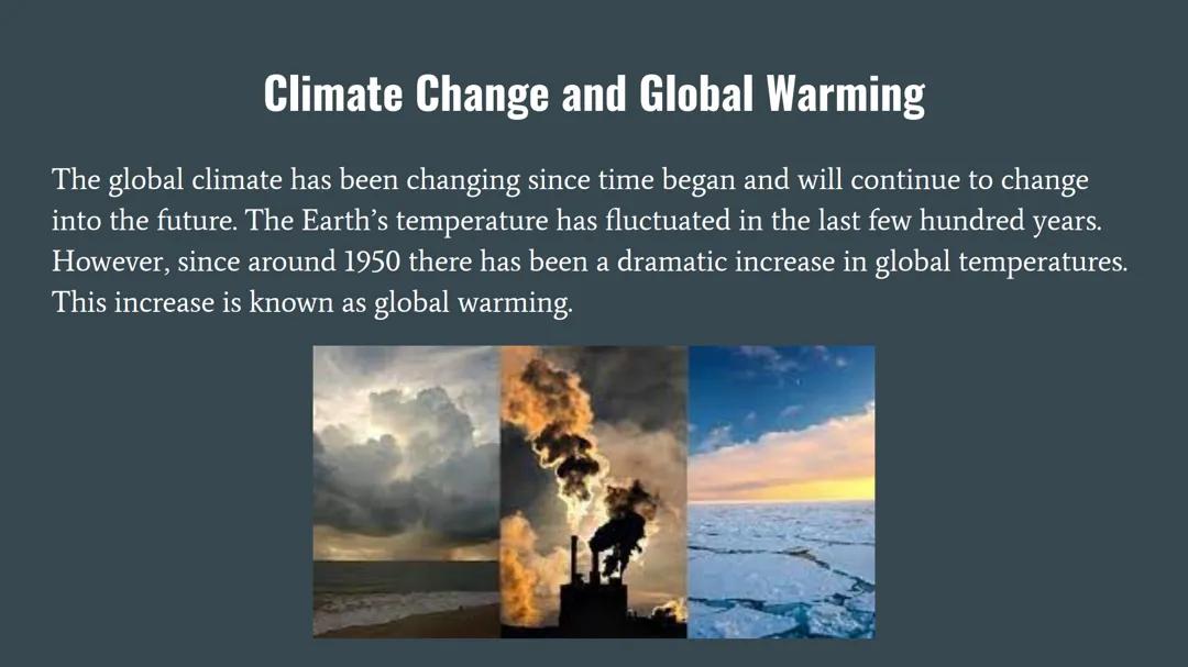 Understanding Global Warming: The Temperature of Earth and Sea Level Rise