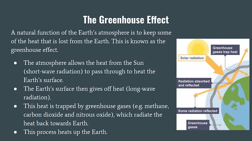 Climate Change and Global Warming
The global climate has been changing since time began and will continue to change
into the future. The Ear