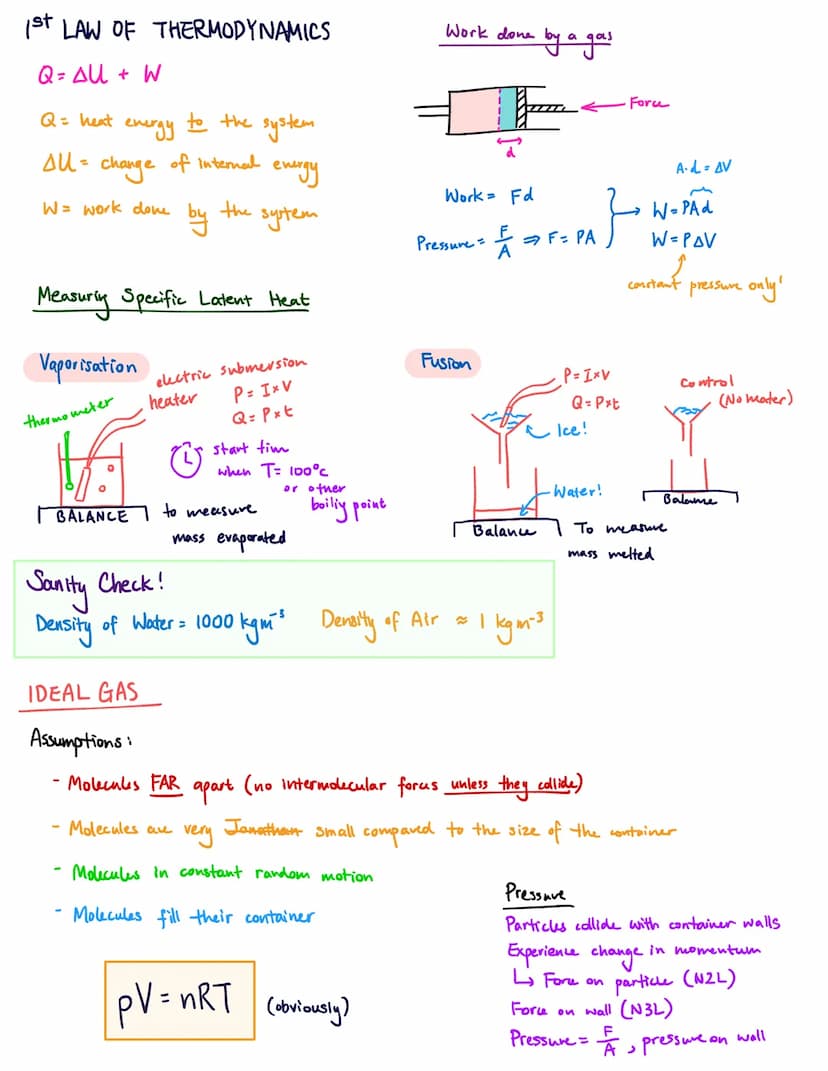 Thermal Physics
Q=mcAT
means
Q: heat
AT= Q
mc
: energy
"Specific"
Heating 2 different things:
per
mi mass
[kg]
C: specific heart capacity [J