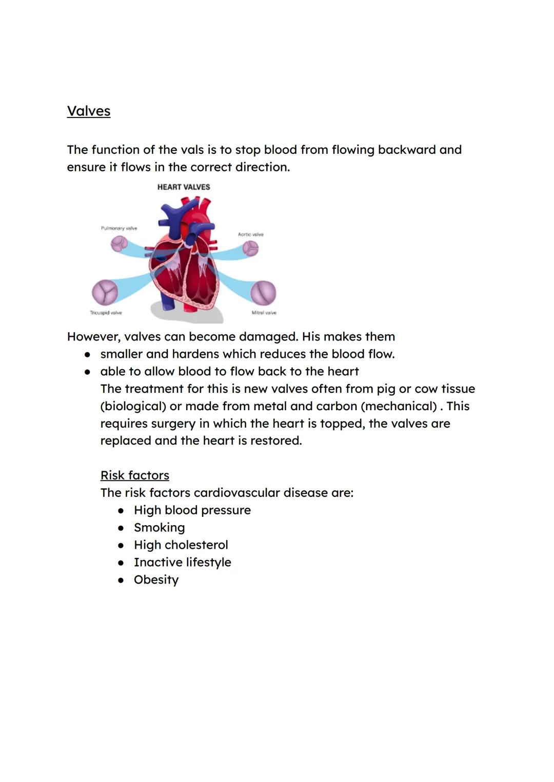 ### Cardiovascular Health

Key Terms:

*   Cardiovascular Disease: Term for conditions affecting the heart
or blood vessels.
*   Coronary he