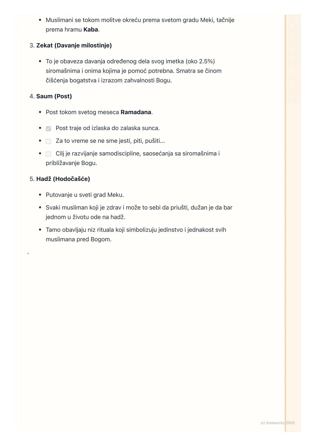 # Osnovne karakteristike islama

Uvod u islam

Islam je jedna od velikih svetskih monoteističkih religija, što znači da vernici
veruju u jed