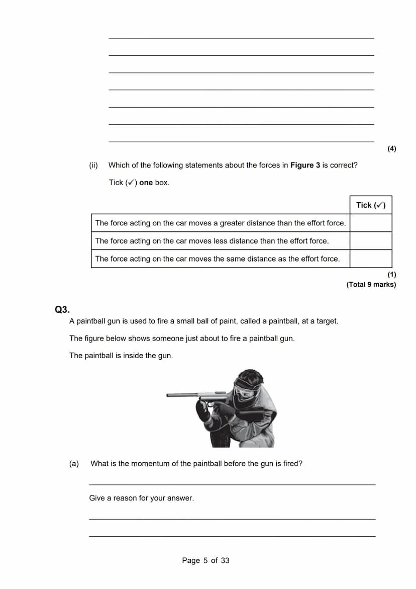 revise
with
harry
AQA Physics
Topic 5: Forces
Master Booklet
Answer the questions that are given to you, and you
can use the mark scheme pro