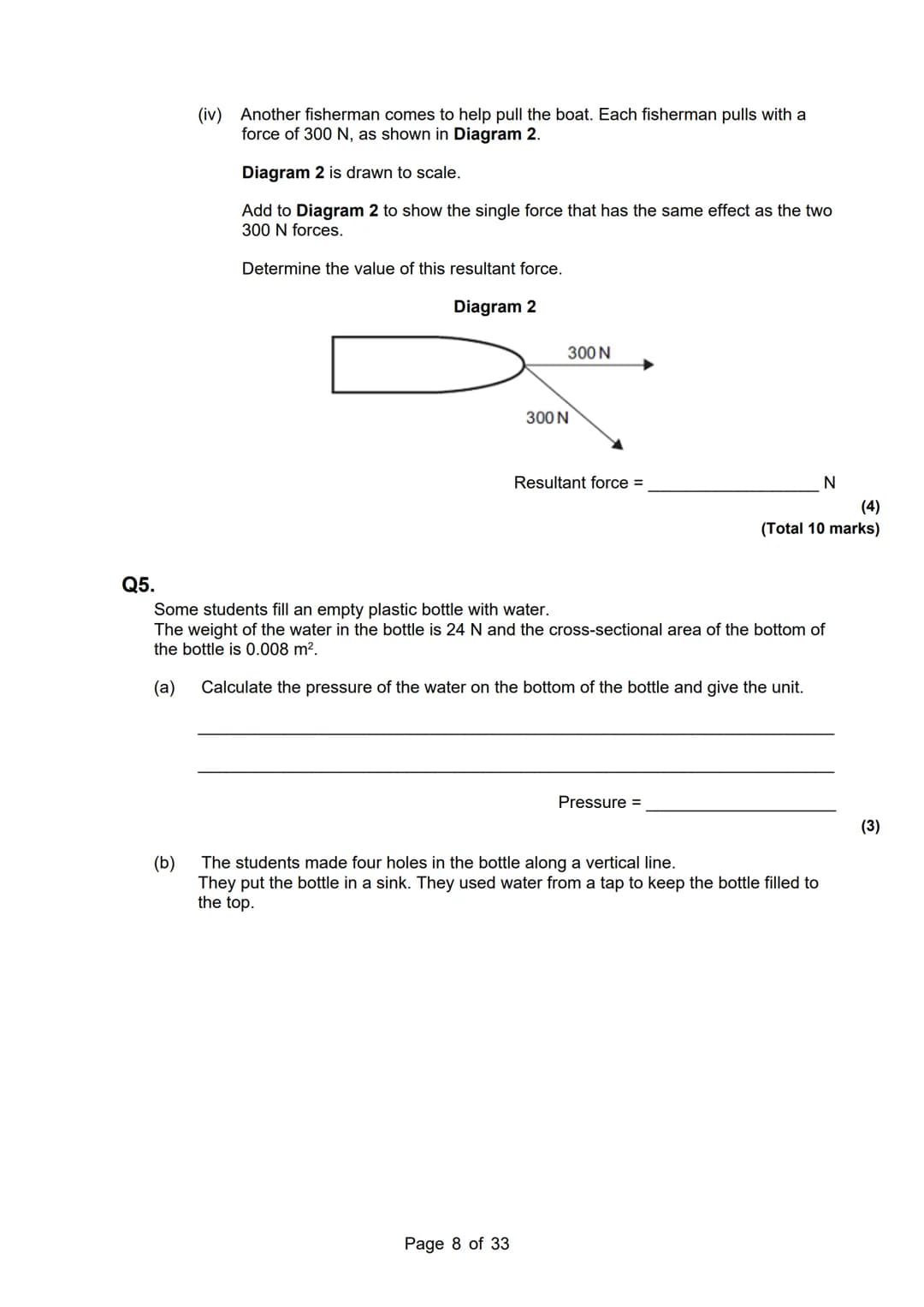 revise
with
harry
AQA Physics
Topic 5: Forces
Master Booklet
Answer the questions that are given to you, and you
can use the mark scheme pro