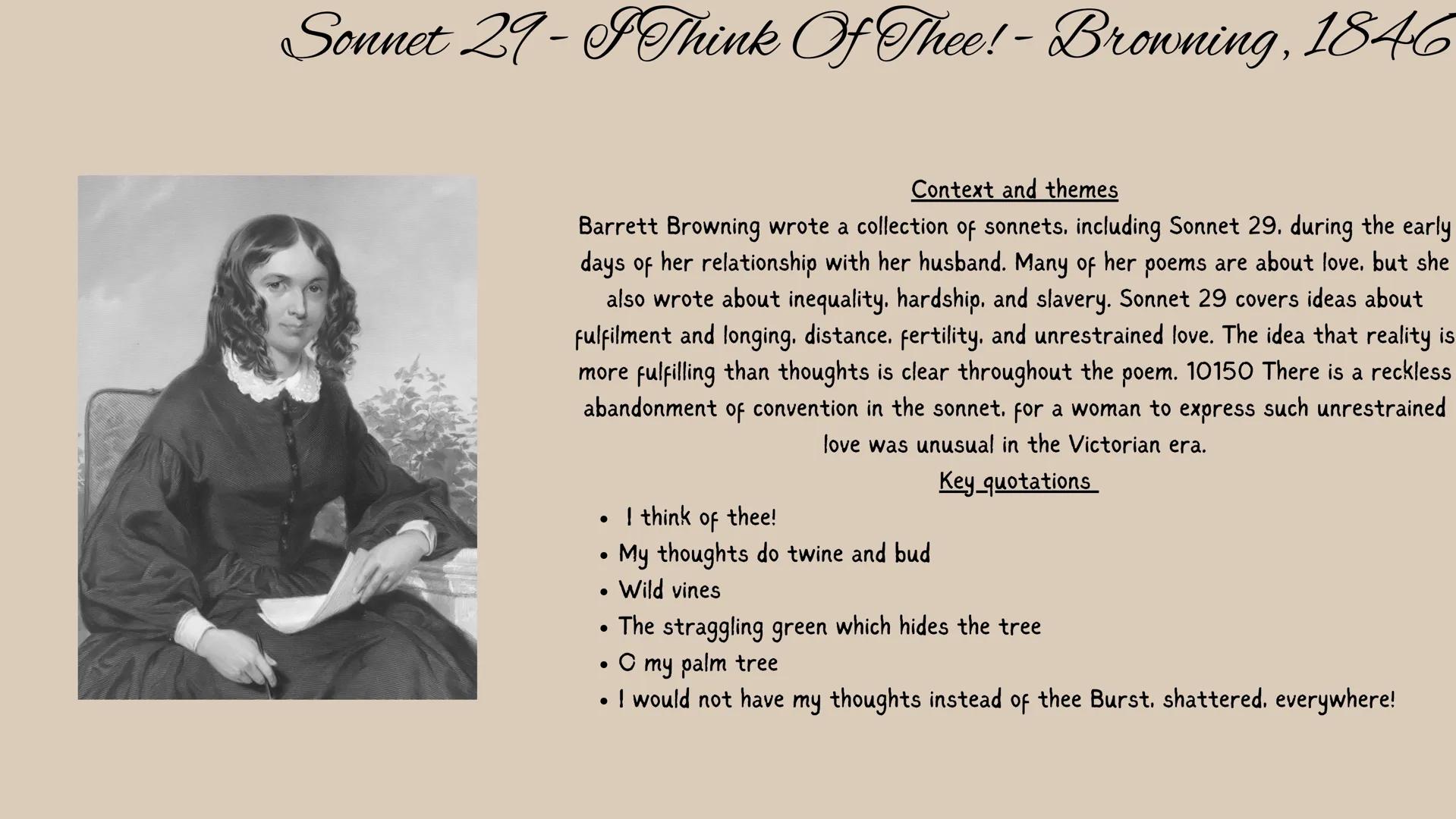 Love and Relationships
Poetry Anthology When We Two Parted
Love's Philosophy
Porphyria's Lover
Sonnet 29
Neutral Tones
The Farmer's Bride
Wa