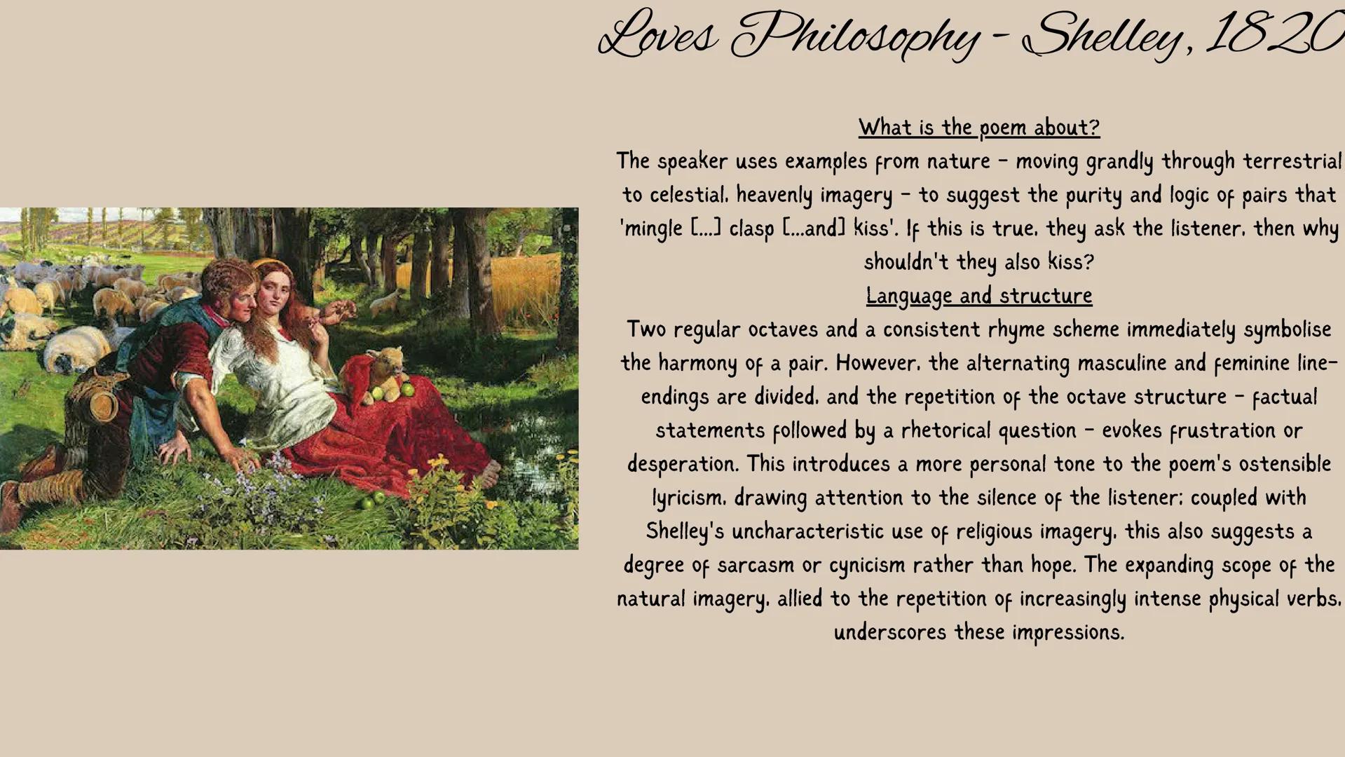 Love and Relationships
Poetry Anthology When We Two Parted
Love's Philosophy
Porphyria's Lover
Sonnet 29
Neutral Tones
The Farmer's Bride
Wa