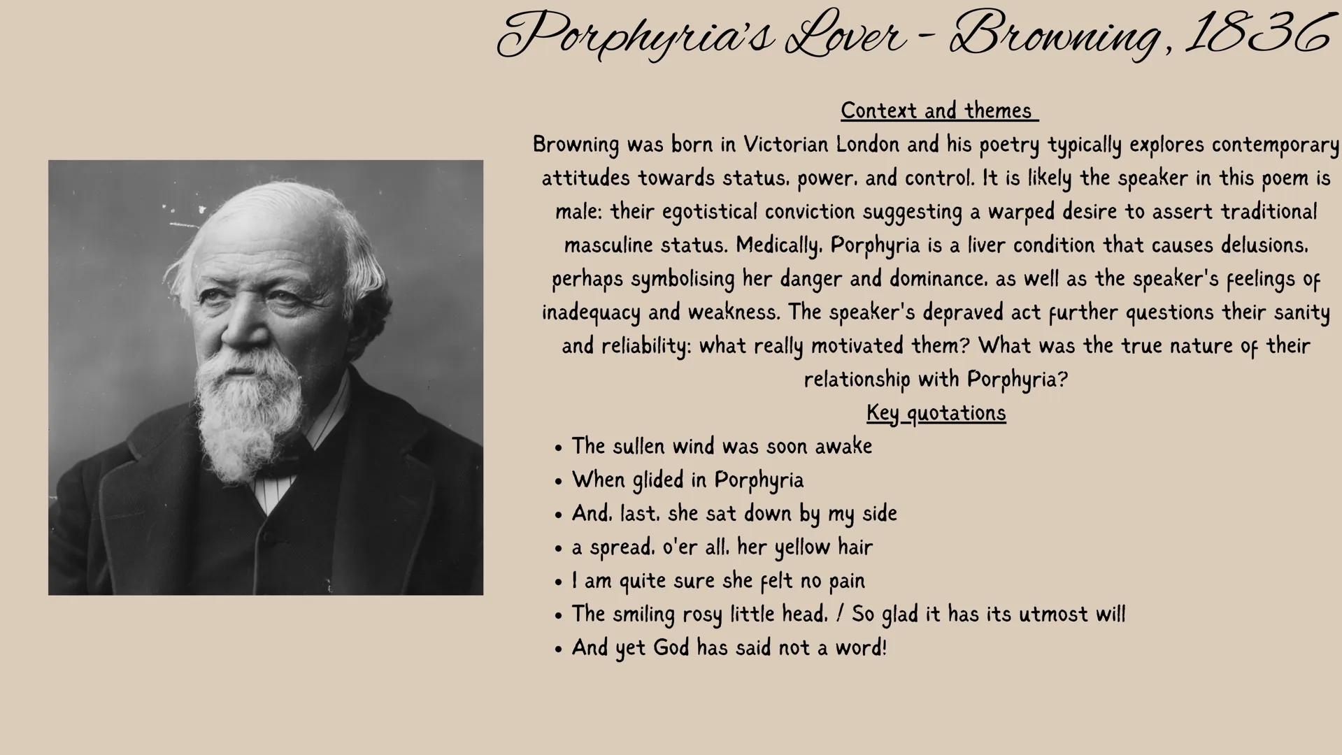 Love and Relationships
Poetry Anthology When We Two Parted
Love's Philosophy
Porphyria's Lover
Sonnet 29
Neutral Tones
The Farmer's Bride
Wa