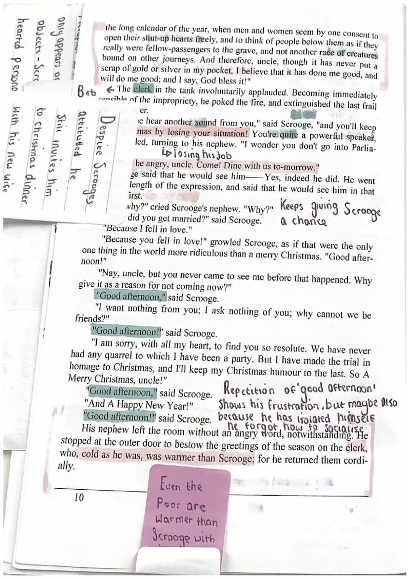 Supergat
Peappearance-
Marleys
foreshadows
Stave One: Marley's G
Tacks Sympathy and
į empathy
Marley was dead, to begin with. There is no do
