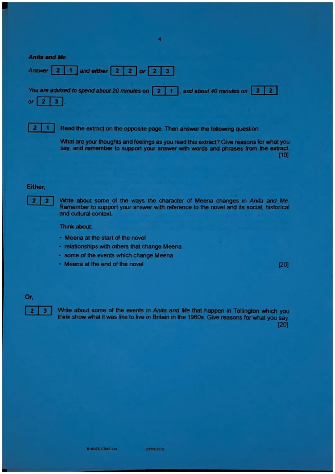 GCSE
wjec 3720U10-1
cbac
ENGLISH LITERATURE
UNIT 1
FOUNDATION TIER
WEDNESDAY, 15 MAY 2019 - AFTERNOON
2 hours
Poetry
ADDITIONAL MATERIALS
A 