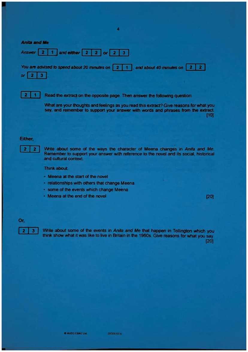 GCSE
wjec 3720U10-1
cbac
ENGLISH LITERATURE
UNIT 1
FOUNDATION TIER
WEDNESDAY, 15 MAY 2019 - AFTERNOON
2 hours
Poetry
ADDITIONAL MATERIALS
A 