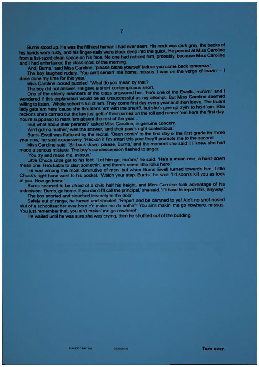 GCSE
wjec 3720U10-1
cbac
ENGLISH LITERATURE
UNIT 1
FOUNDATION TIER
WEDNESDAY, 15 MAY 2019 - AFTERNOON
2 hours
Poetry
ADDITIONAL MATERIALS
A 