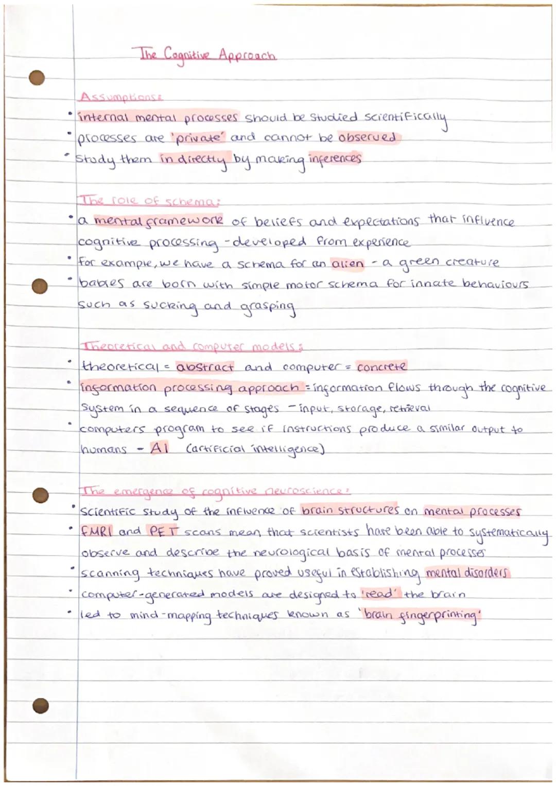 AssumptionsE
internal mental processes should be studied scientifically
processes are private and cannot be observed
• Study them in directl