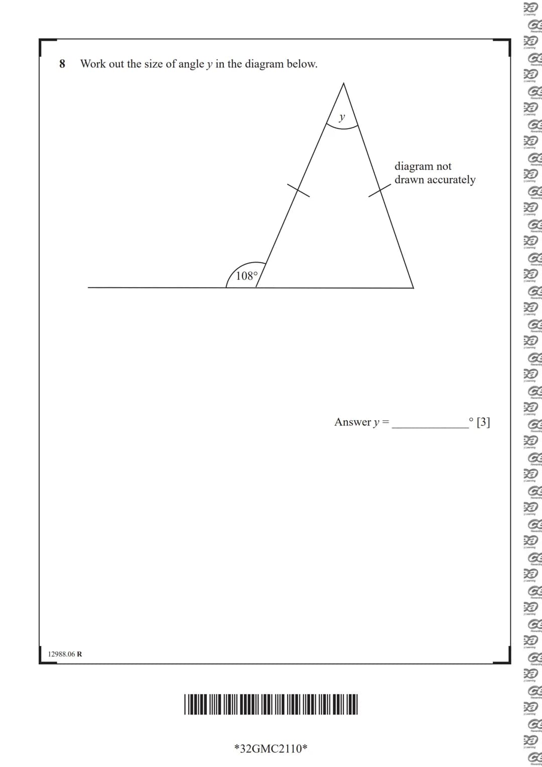 cea
Rewarding Learning
General Certificate of Secondary Education
2022
Mathematics
Unit M2
(With calculator)
Foundation Tier
[GMC21]
TUESDAY