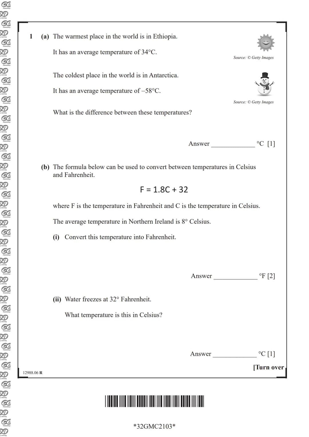 cea
Rewarding Learning
General Certificate of Secondary Education
2022
Mathematics
Unit M2
(With calculator)
Foundation Tier
[GMC21]
TUESDAY