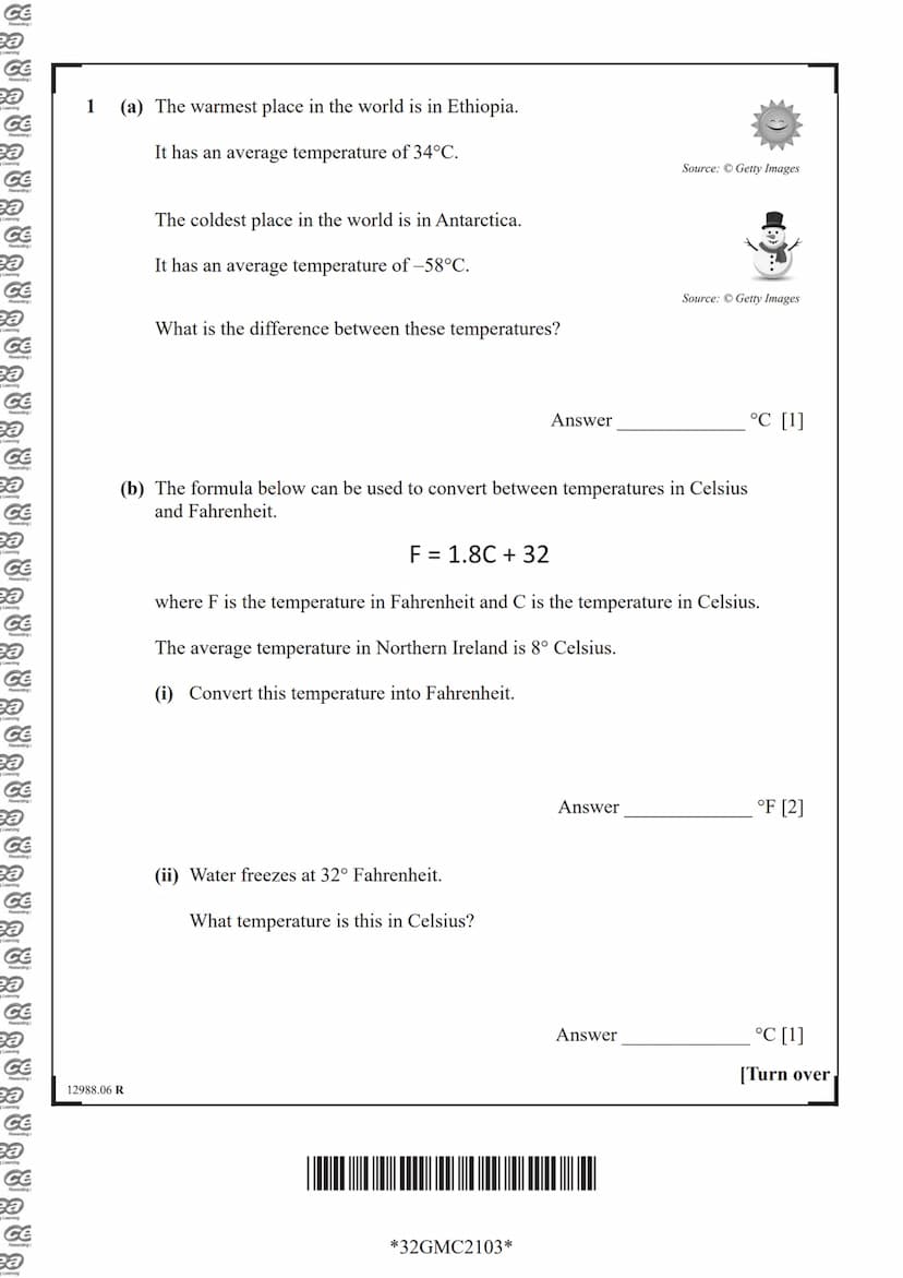 cea
Rewarding Learning
General Certificate of Secondary Education
2022
Mathematics
Unit M2
(With calculator)
Foundation Tier
[GMC21]
TUESDAY