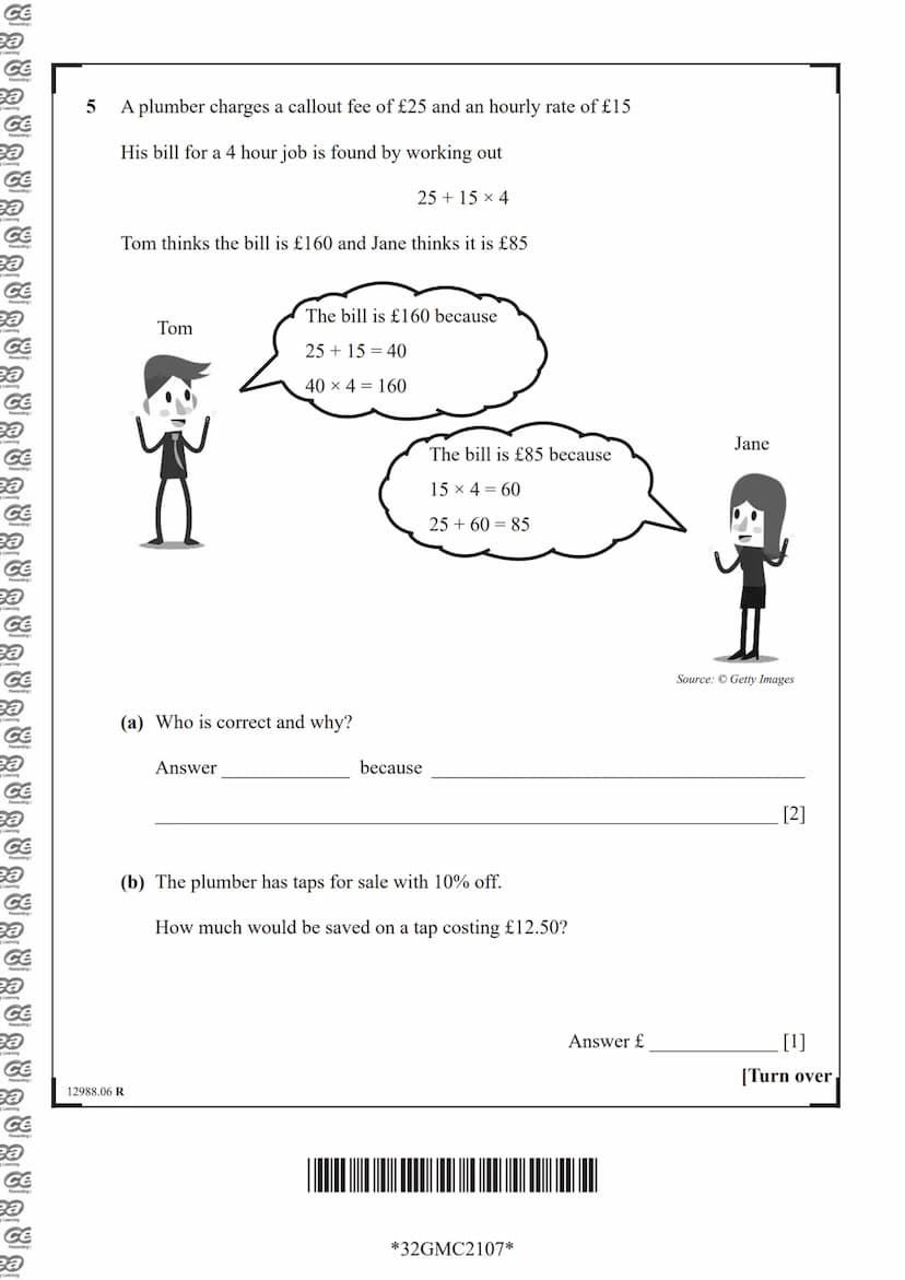 cea
Rewarding Learning
General Certificate of Secondary Education
2022
Mathematics
Unit M2
(With calculator)
Foundation Tier
[GMC21]
TUESDAY