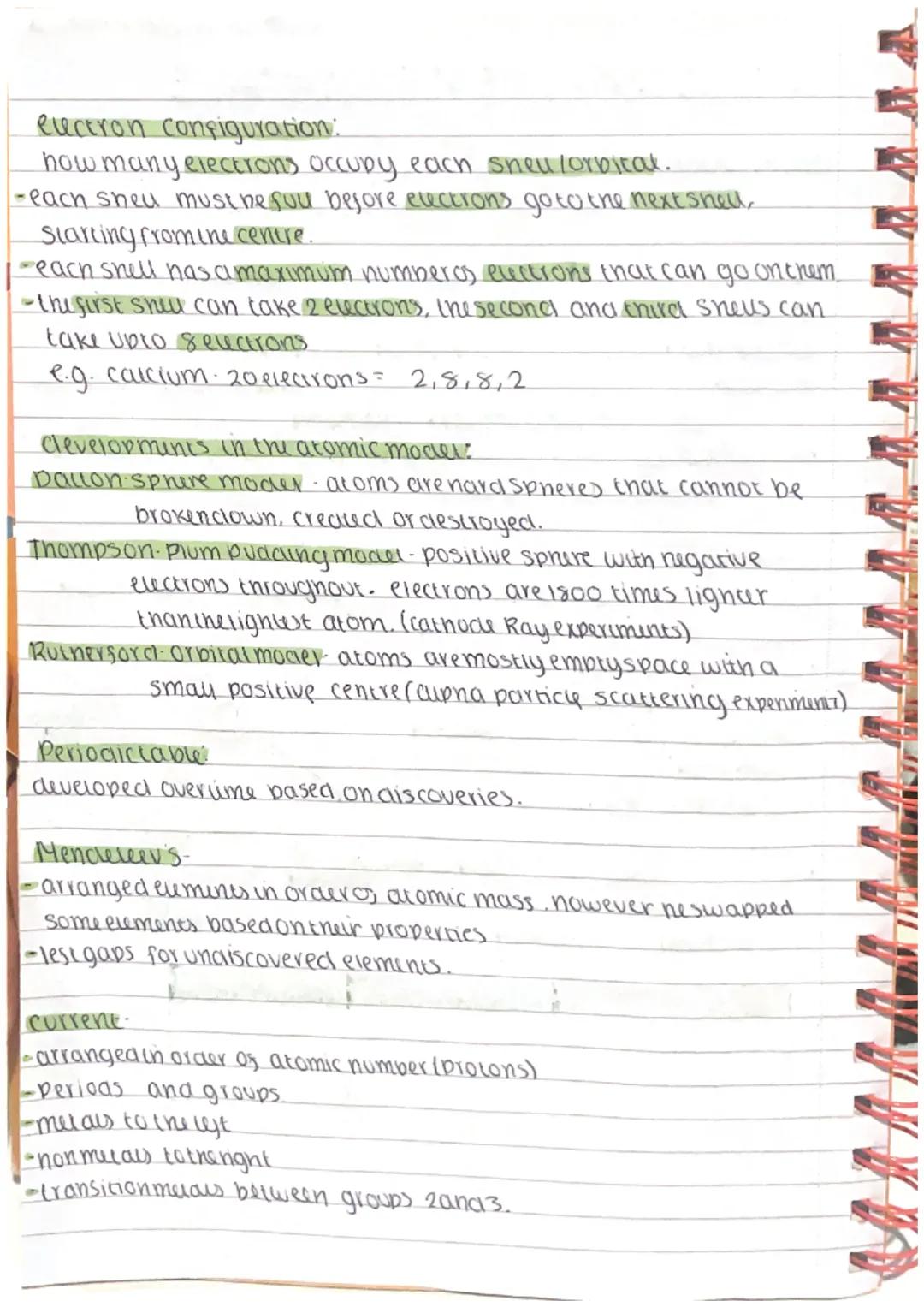 atomic structEURE +PERIODIC TABLE
The big idea: al euments are made of single types of atoms, their
electron structure cletermines their pro