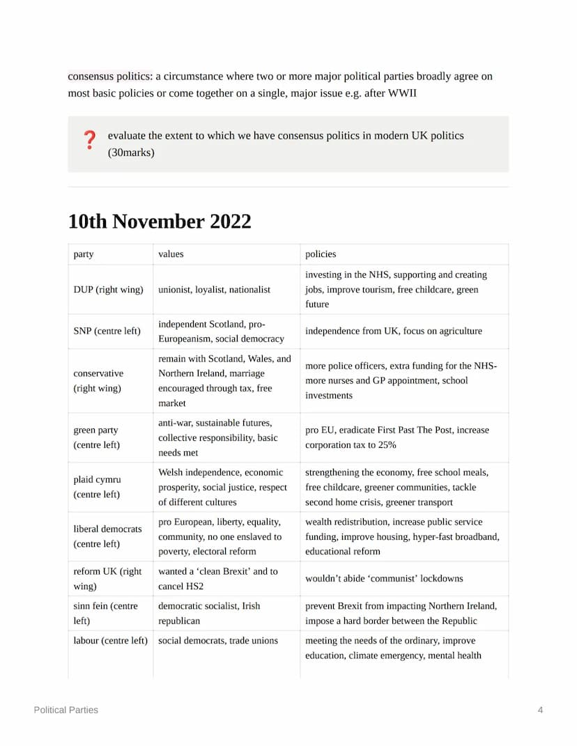 Political Parties
Ⓒsubject
politics
Last edited time @November 30, 2022 4:12 PM
deadline
Enotes
status
Ⓒ type
contents
18th October 2022
1st