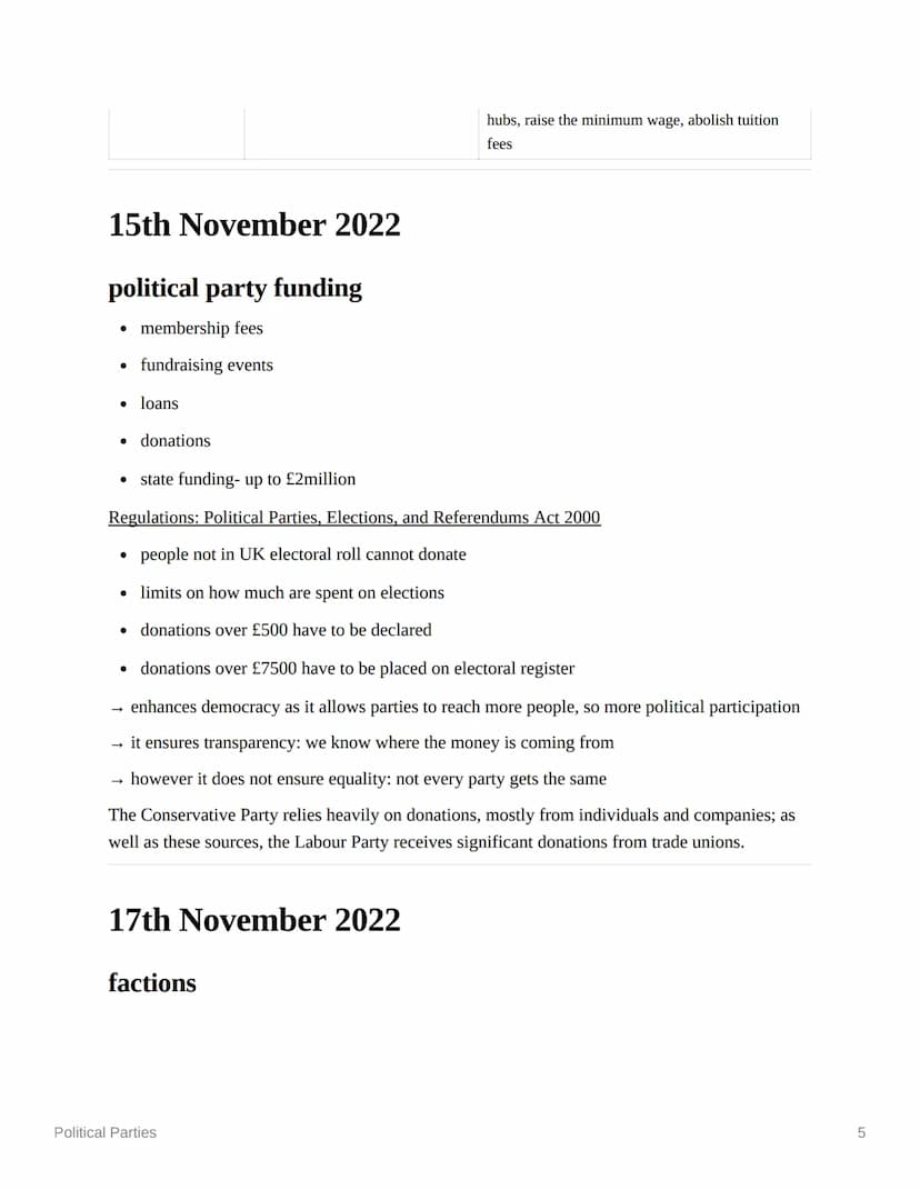 Political Parties
Ⓒsubject
politics
Last edited time @November 30, 2022 4:12 PM
deadline
Enotes
status
Ⓒ type
contents
18th October 2022
1st