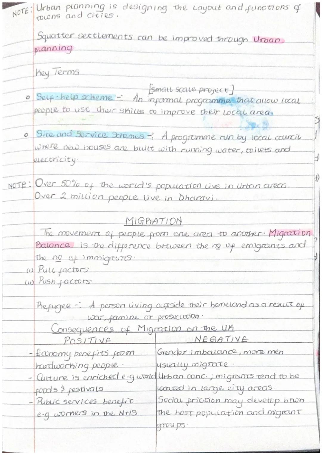 Geography

Urbanisation in Contrasting aries (THEMME 2)

Urbanisation means an increase in the proprotion of
people uving in urban areas com