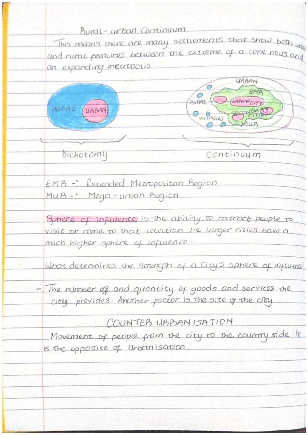 Geography

Urbanisation in Contrasting aries (THEMME 2)

Urbanisation means an increase in the proprotion of
people uving in urban areas com