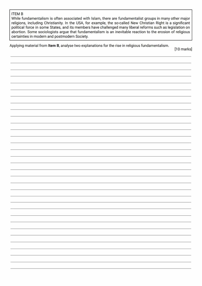 LESSON 16
Religion in a Global Context
Protestantism
Form of Christian faith and practice which originated with the Protestant Reformation, 