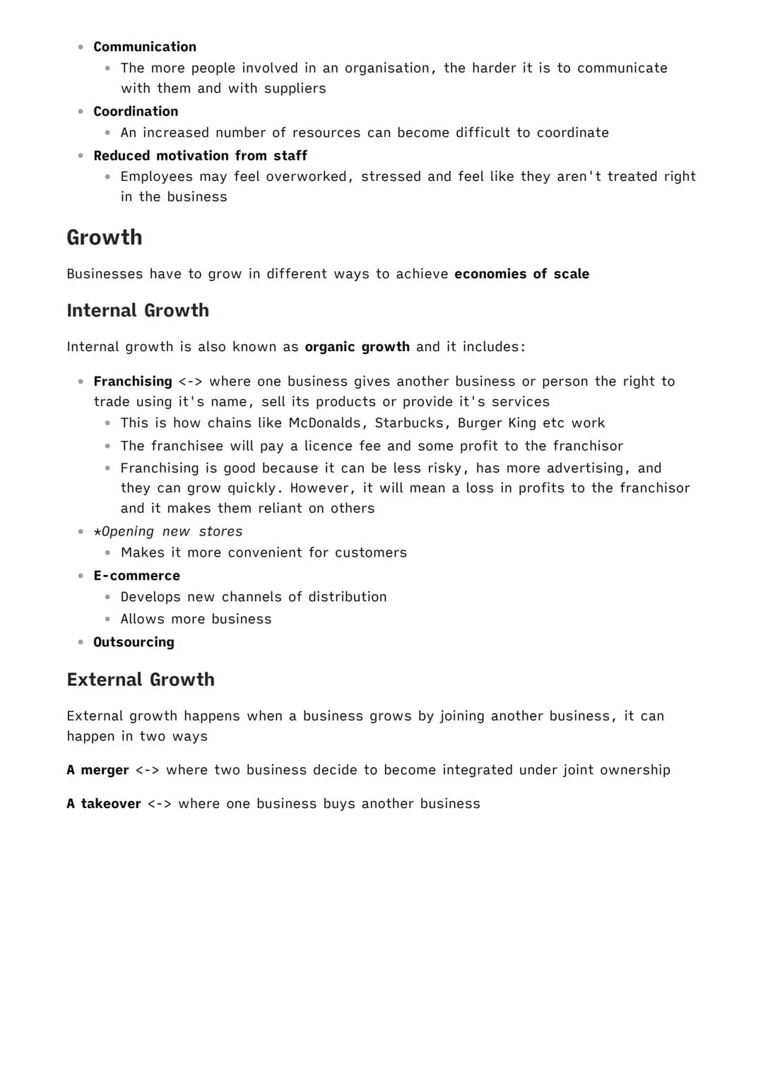1.4.3 Economies of Scale
1 Economics MOC
Economies of scale is a benefit of growth achieved by large companies, where the
average cost of pr