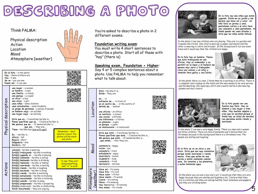 GCSE SPANISH
KNOWLEDGE
ORGANISER
This knowledge organiser has lot of
general vocabulary and topic specific
vocabulary to help you revise.
Wh