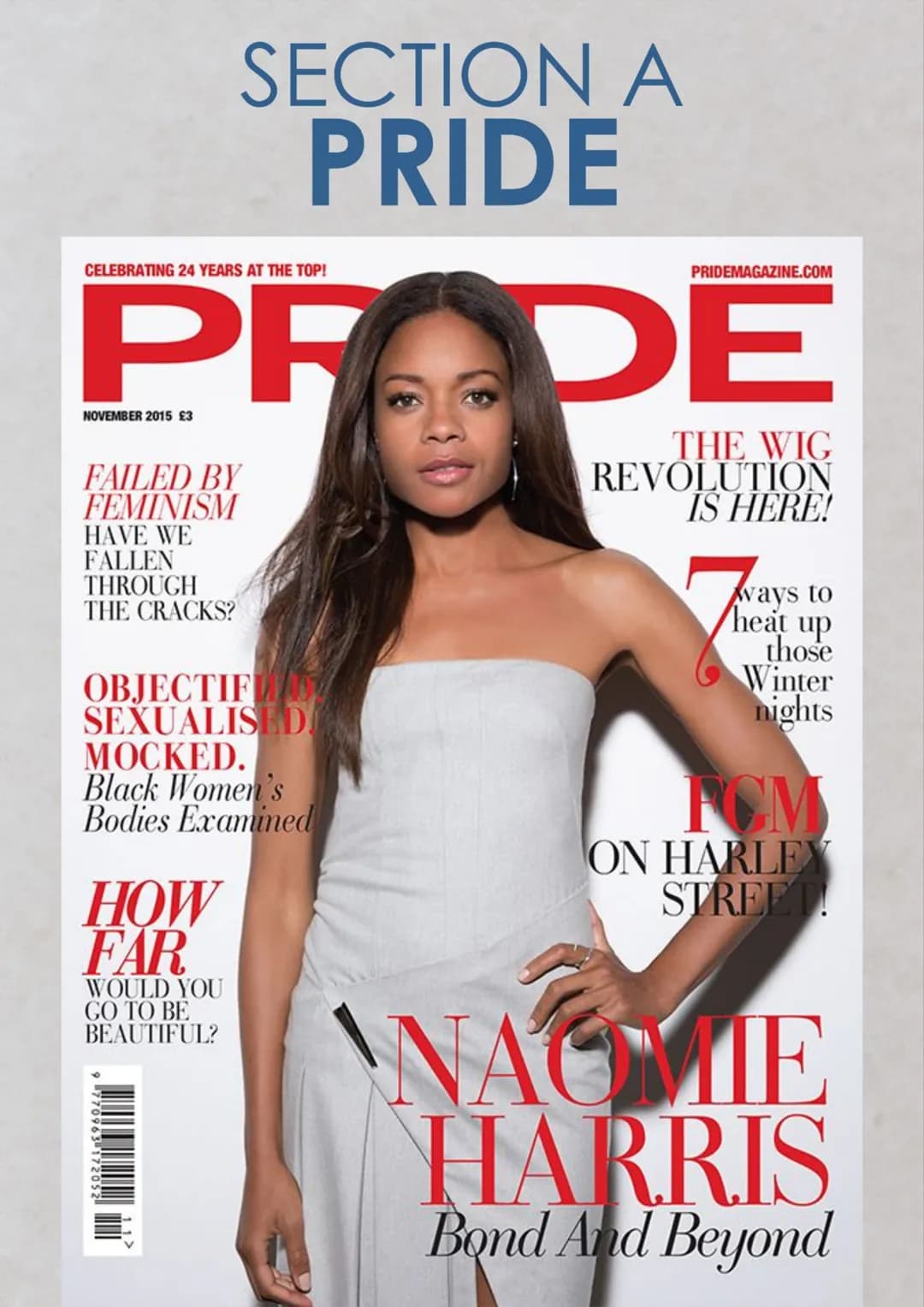 Media
EDUQAS GCSE 2024
MEDIA STUDIES
PAPER ONE NOTES SECTION A
PRIDE
CELEBRATING 24 YEARS AT THE TOP!
PR
NOVEMBER 2015 £3
FAILED BY
FEMINISM
