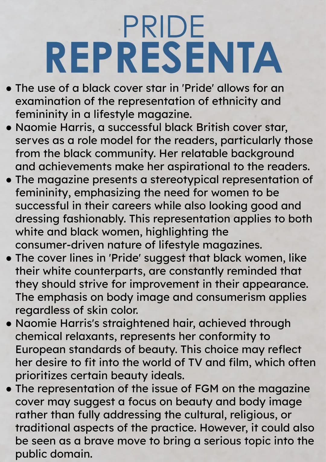 Media
EDUQAS GCSE 2024
MEDIA STUDIES
PAPER ONE NOTES SECTION A
PRIDE
CELEBRATING 24 YEARS AT THE TOP!
PR
NOVEMBER 2015 £3
FAILED BY
FEMINISM