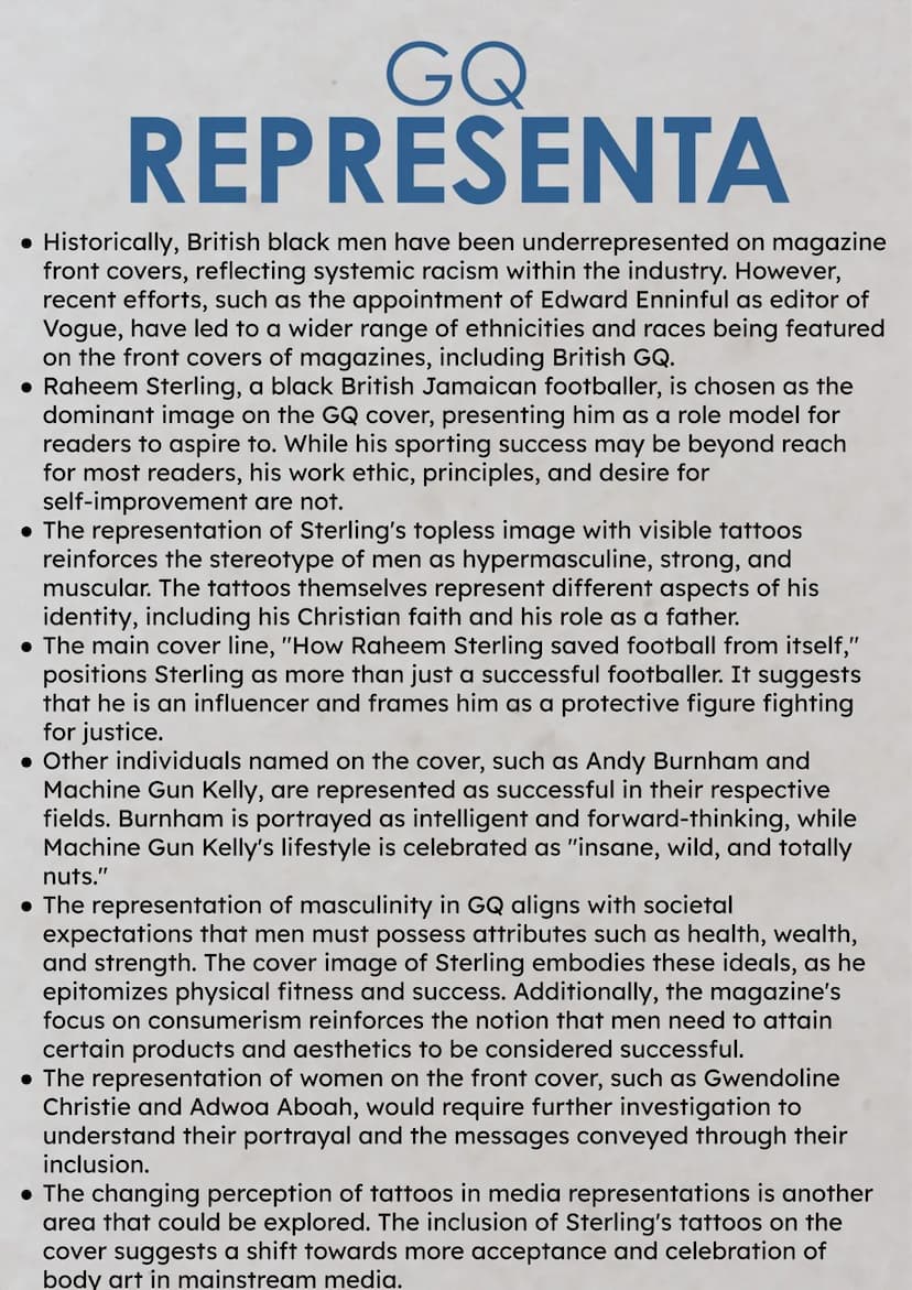 Media
EDUQAS GCSE 2024
MEDIA STUDIES
PAPER ONE NOTES SECTION A
PRIDE
CELEBRATING 24 YEARS AT THE TOP!
PR
NOVEMBER 2015 £3
FAILED BY
FEMINISM