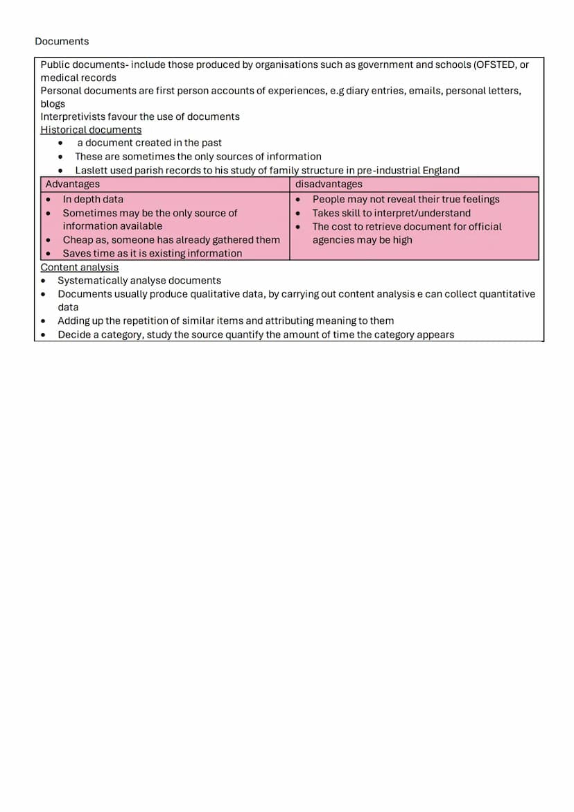 Research methods
Choosing a research method - page 2
Questionnaires - page 3
Experiments - page 4
Interviews - page 5
Participant observatio