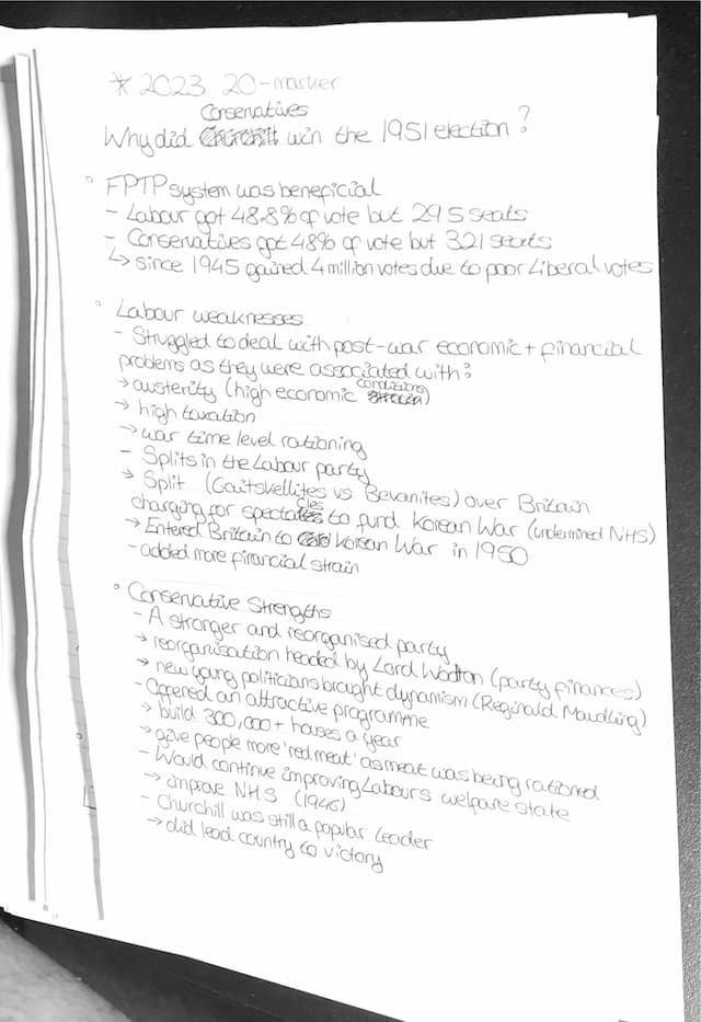 Know All Elections (1951-1997) Essay Plans thumbnail