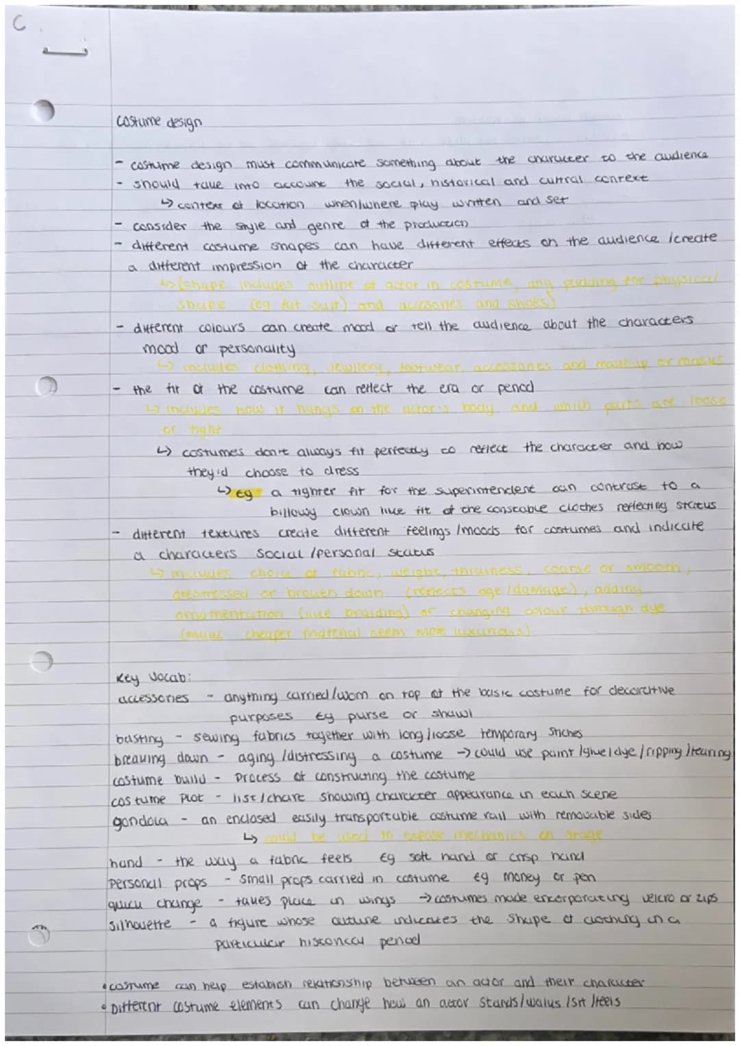 Designer notes