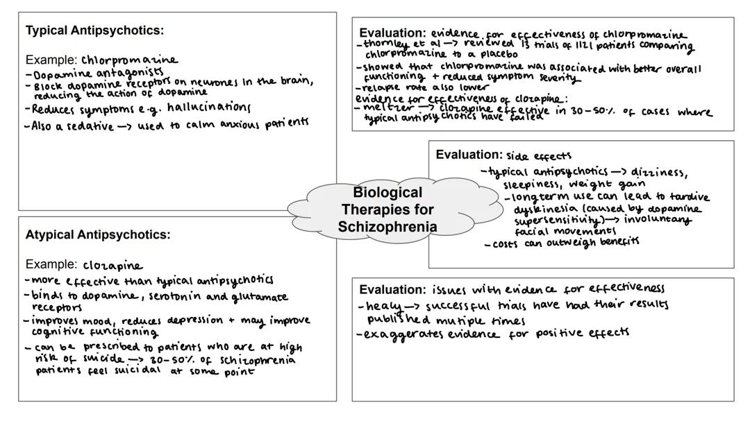 Biological Treatments for Schizophrenia Essay Plan