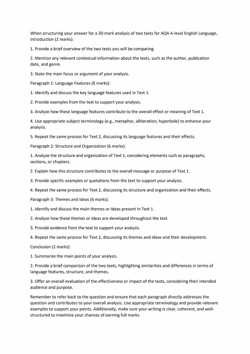 When structuring an answer for a 30-mark opinion article on the AQA board A-level English
Language exam
1. Introduction (approximately 2-3 m