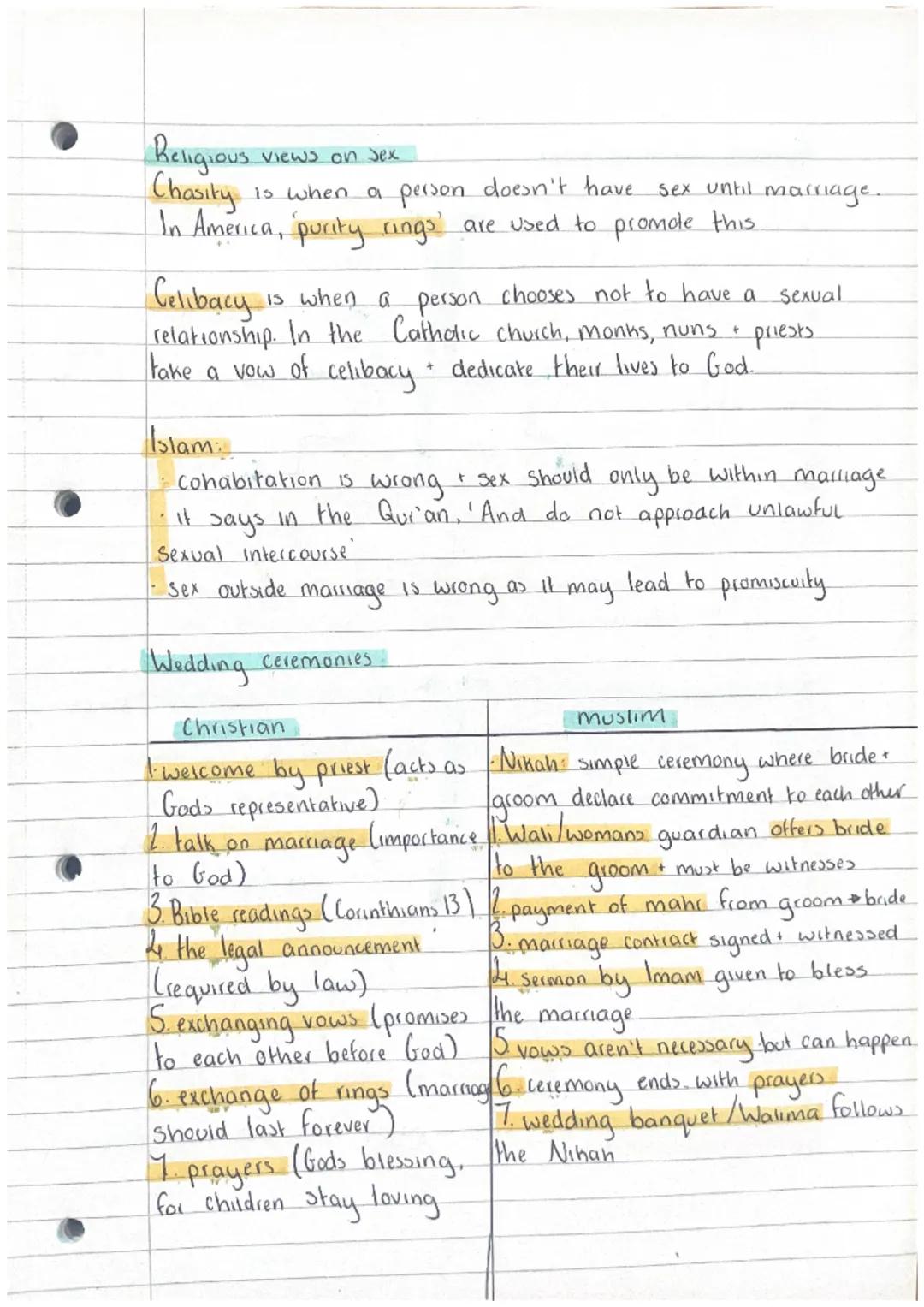 Relationships
Key words

adultery-voluntary sexual intercourse between a married
person a person who isn't their spouse.

divorce legal endi