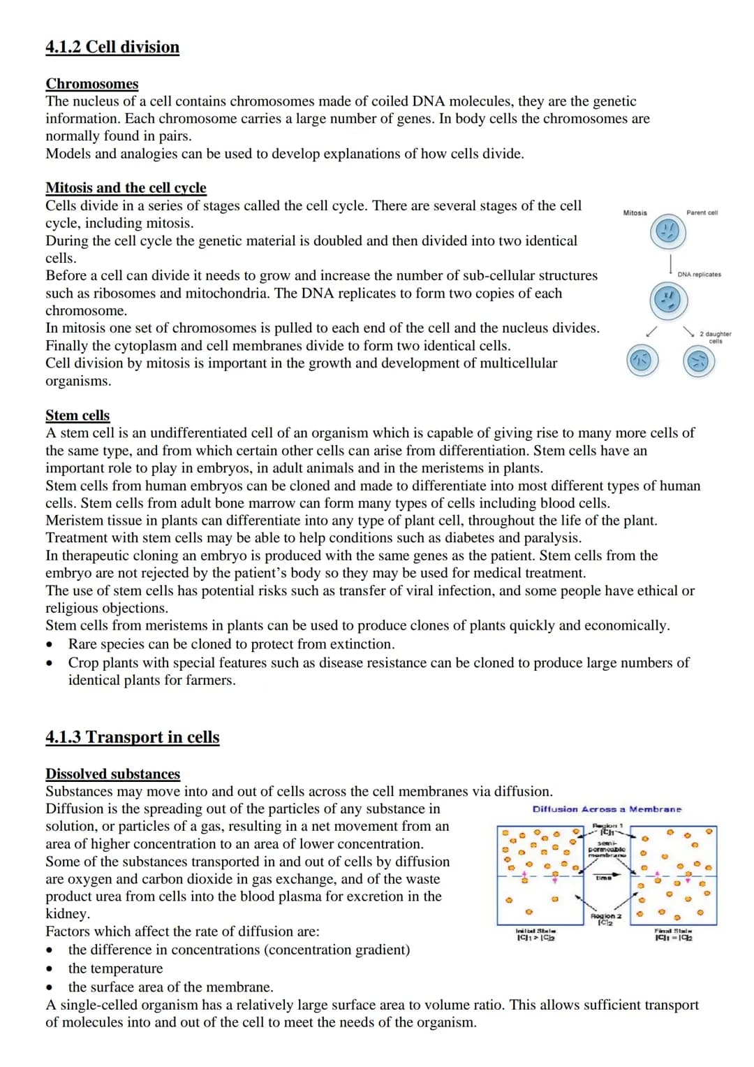 
<p>Exchange surfaces and a transport system are essential in multicellular organisms to ensure that there is a large surface area to volume