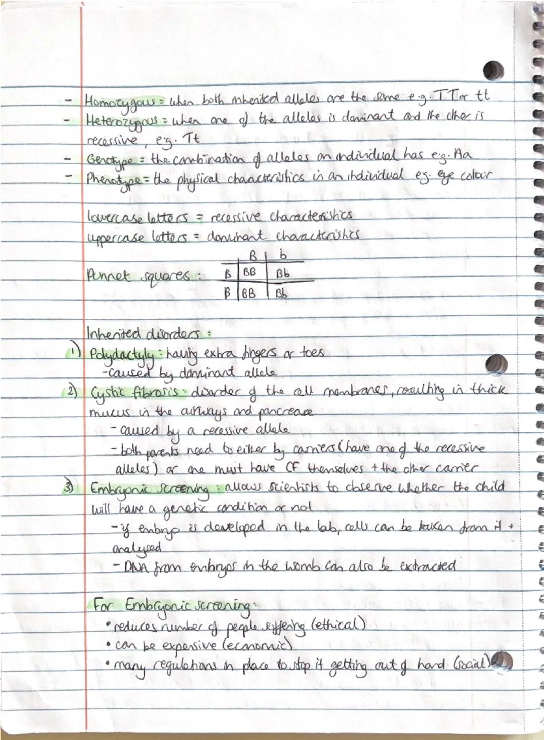 Biology - Inheritance, Variation + Evolution
Sexual + Asexual Reproduction:
involves the fusion of male and female gametes
- sperm + egg cel