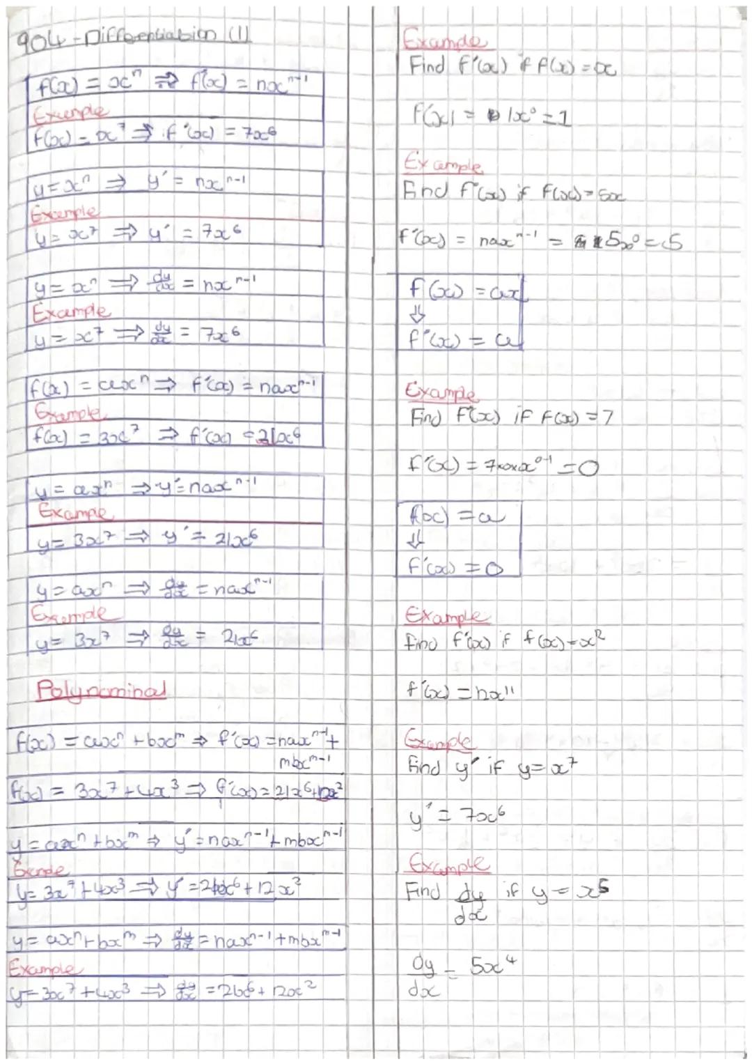 Hegarty maths.
903- Diffrentiation from the
First principles
What is Differentiation?
Differentiation is a method of
finding the gradient (r