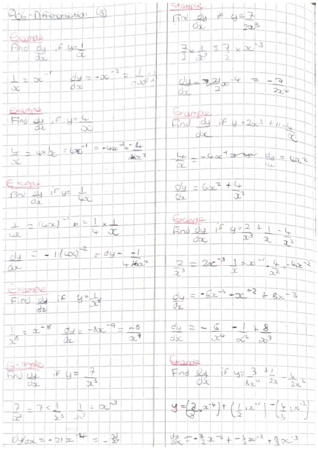Hegarty maths.
903- Diffrentiation from the
First principles
What is Differentiation?
Differentiation is a method of
finding the gradient (r